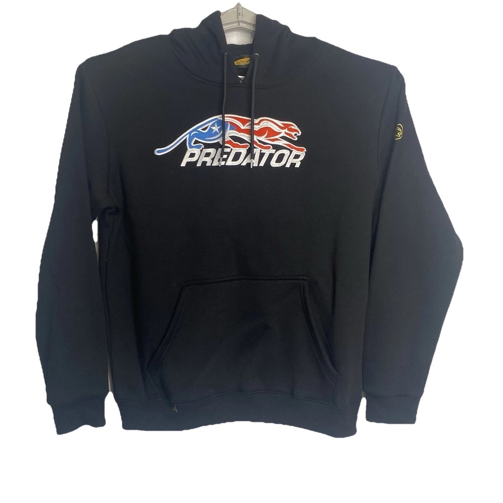 NWT‎ Predator Hoodie Black Men's Size Large